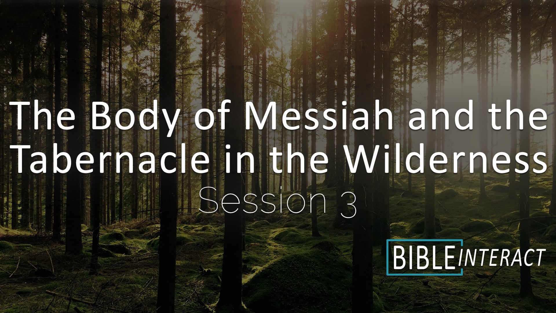 The Body of Messiah and the Tabernacle Session 3
