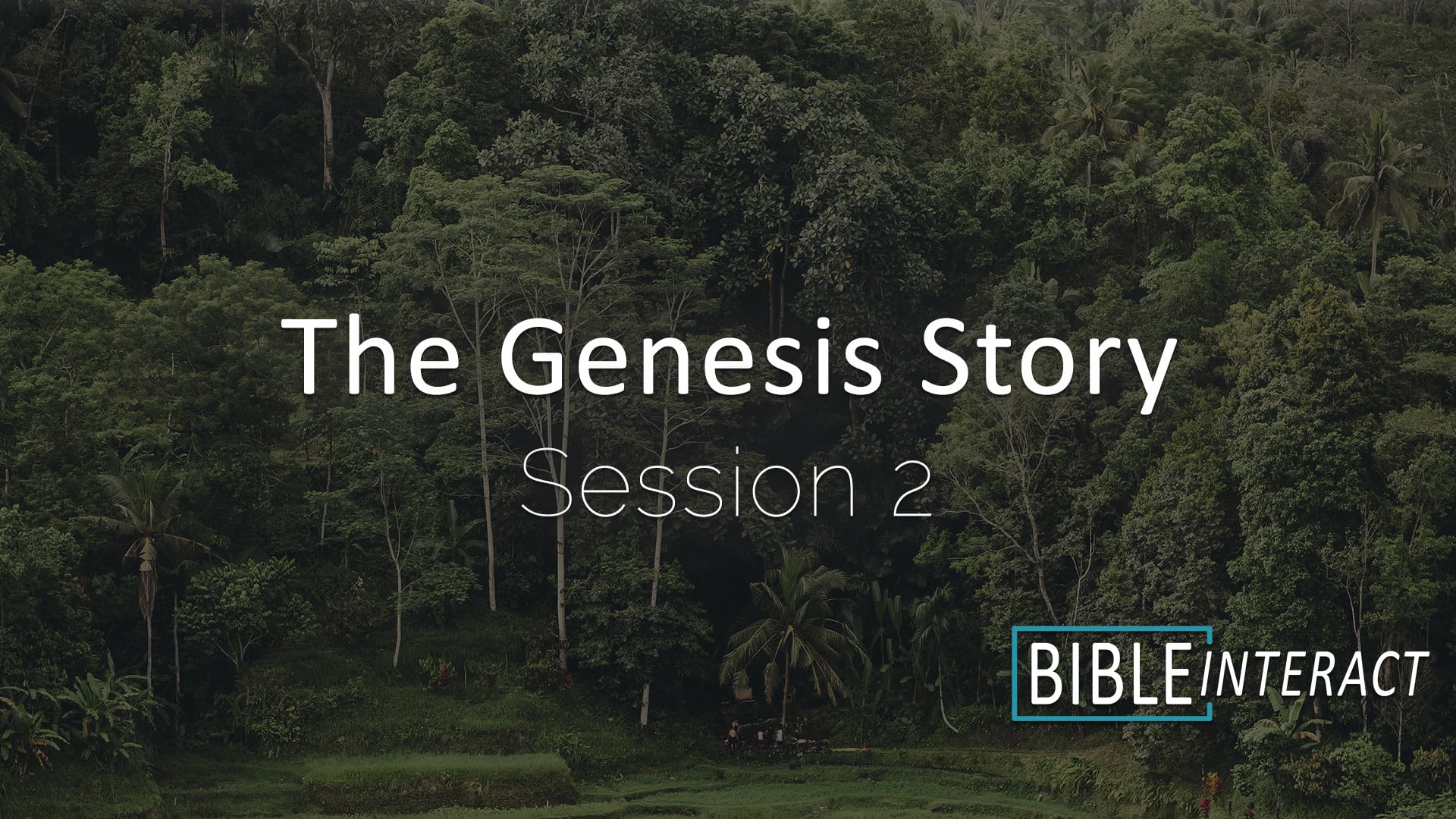 The Genesis Story Session 2