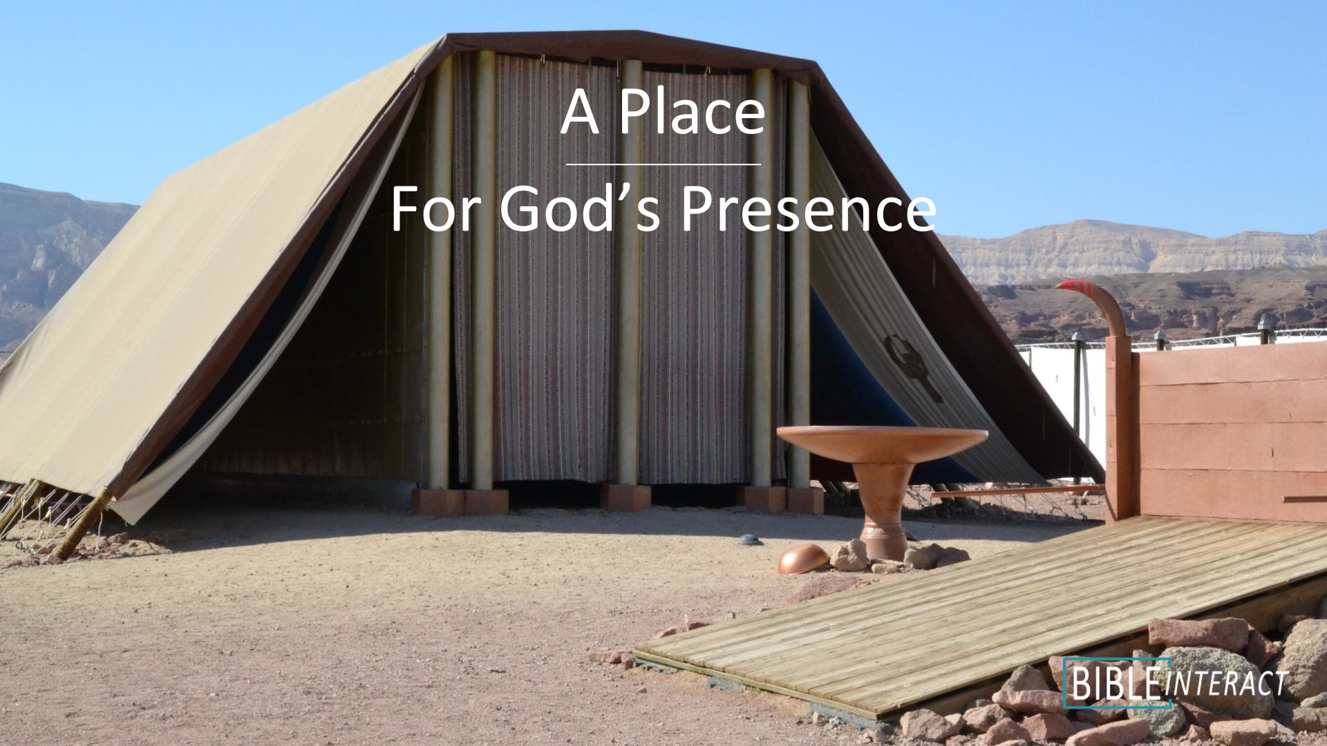 📑 A Place for God’s Presence