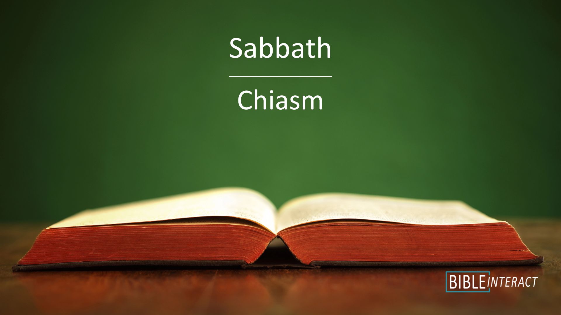 📄 Sabbath Chiasm